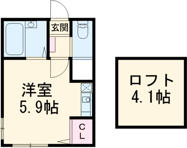 ロフトステージ壱番館の間取り