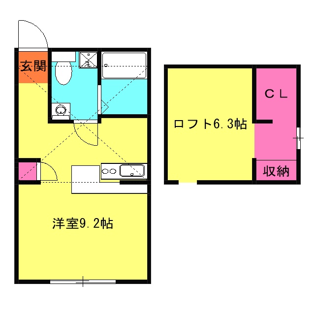 プリマ十番館の間取り