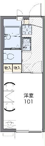 レオパレスアクロテリオンの間取り
