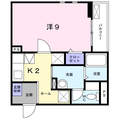 カーサ桜の間取り