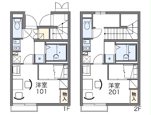 レオパレス八ヶ崎の間取り