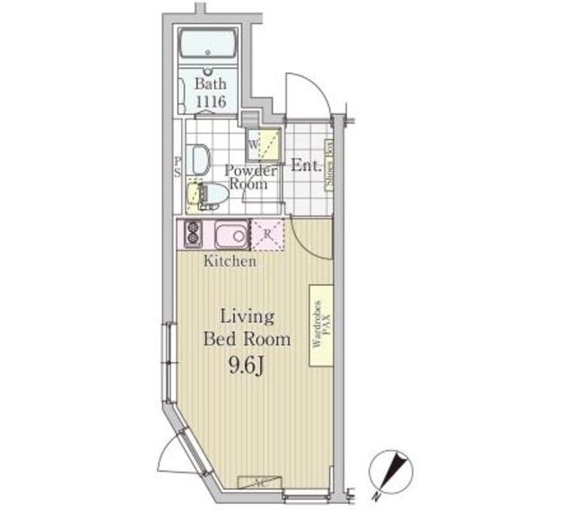 LAPiS白金高輪の間取り