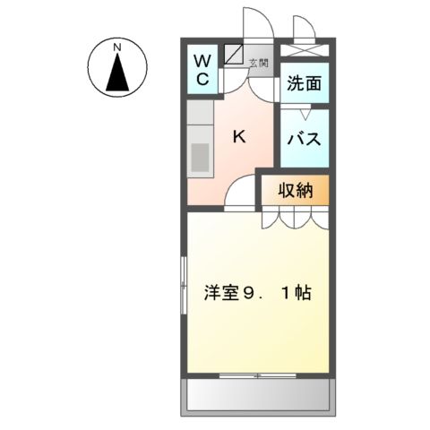 M.Jハウス横吹の間取り
