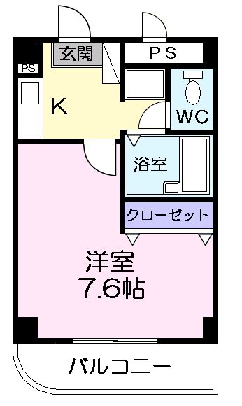 プチメゾン矢田の間取り