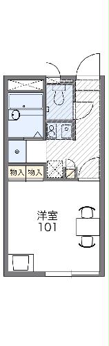 レオパレスバンビーナの間取り