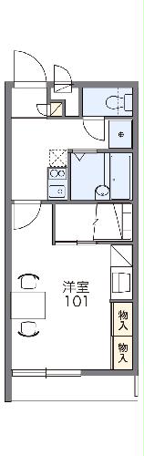 レオパレス新都心マティダの間取り