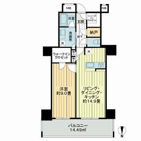 リュークスタワー・ザ・イーストの間取り