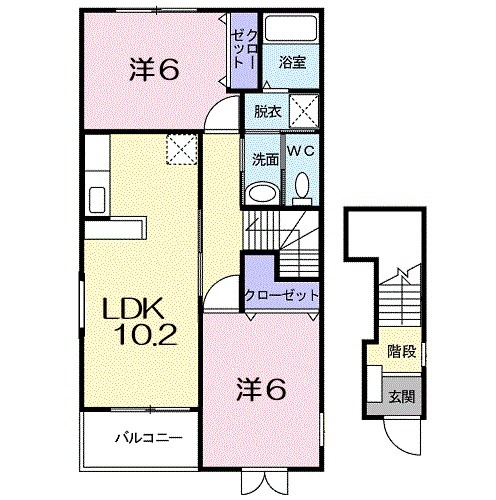 アルバ浦上台の間取り