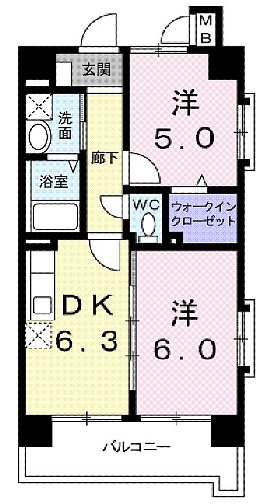 ポース ポロスの間取り
