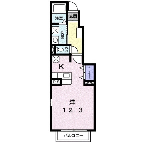 コスモス倉見２の間取り