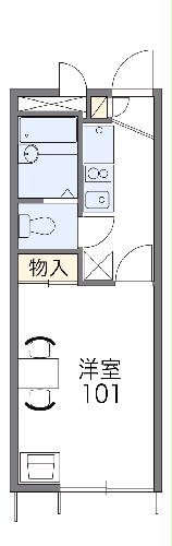 レオパレスフレンズの間取り