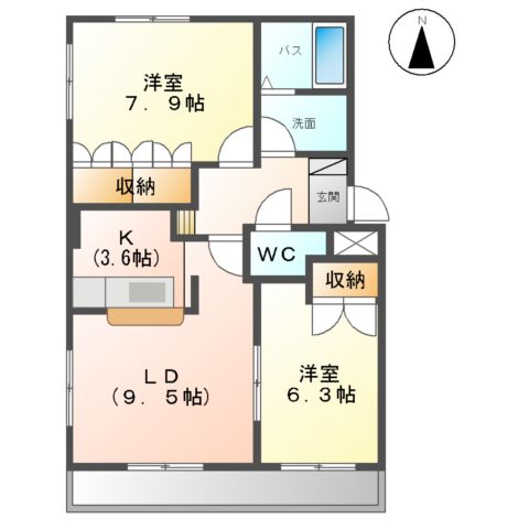 ファシネーションの間取り