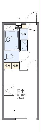 レオパレスグリーンヒルズAYA Ⅲの間取り