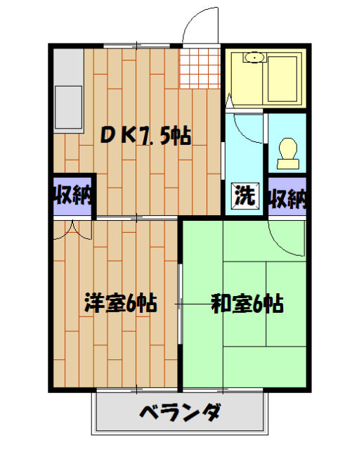 パレスコトブキの間取り
