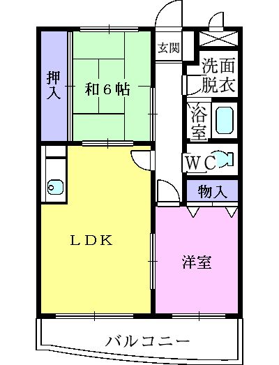ニューマリッチイシカワ弐号館の間取り