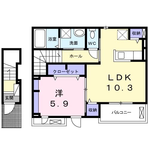プロムナードの間取り