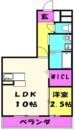 パストラルの間取り