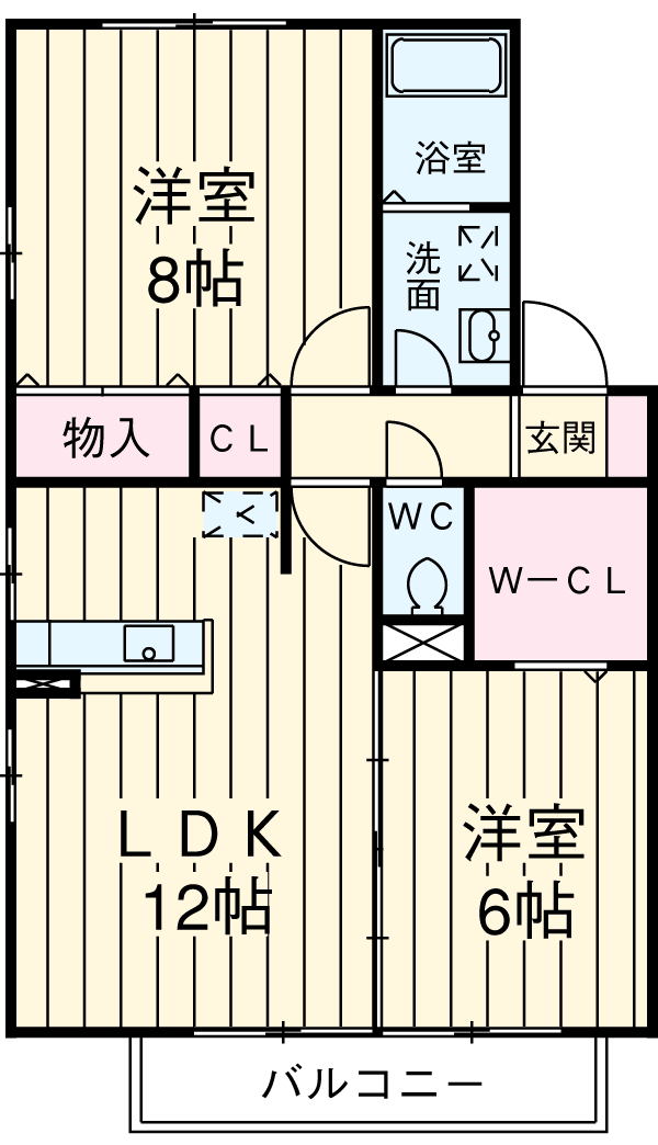 Verdureの間取り