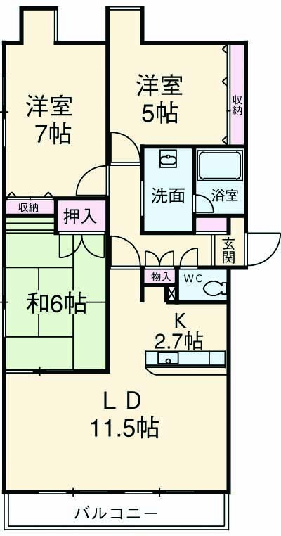 ライツ浦和別所の間取り