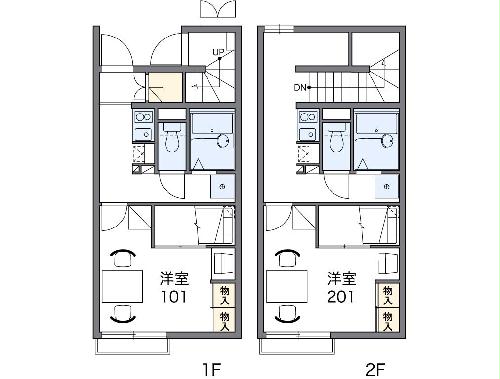 レオパレスタピスリーの間取り