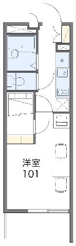 レオパレスN Iの間取り