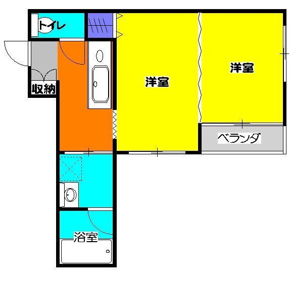 エクスランス月見坂の間取り