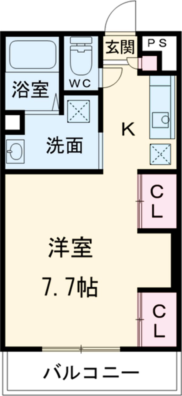 リブリ・八番館の間取り