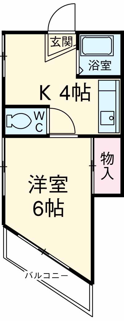 五光ビルの間取り