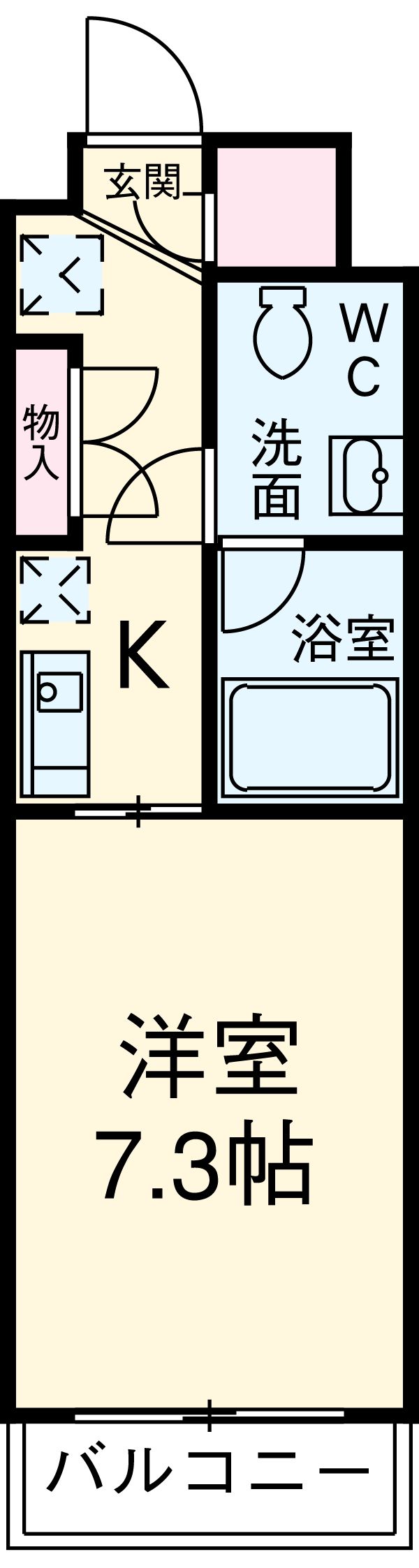 プライムアーバン目黒大橋ヒルズの間取り
