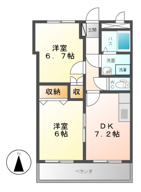 チェリーブロッサム・ガーデンの間取り