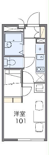 レオパレスシャルムⅡの間取り