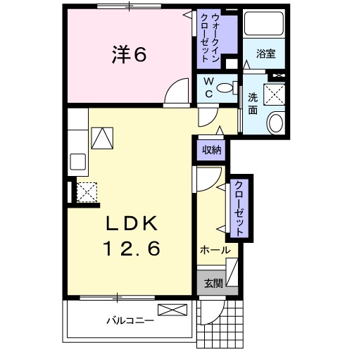 ラッフィナート カーサの間取り