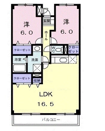 ラフィーネ南伊丹の間取り