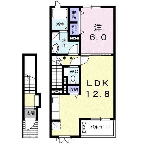 アズールつちうらの間取り