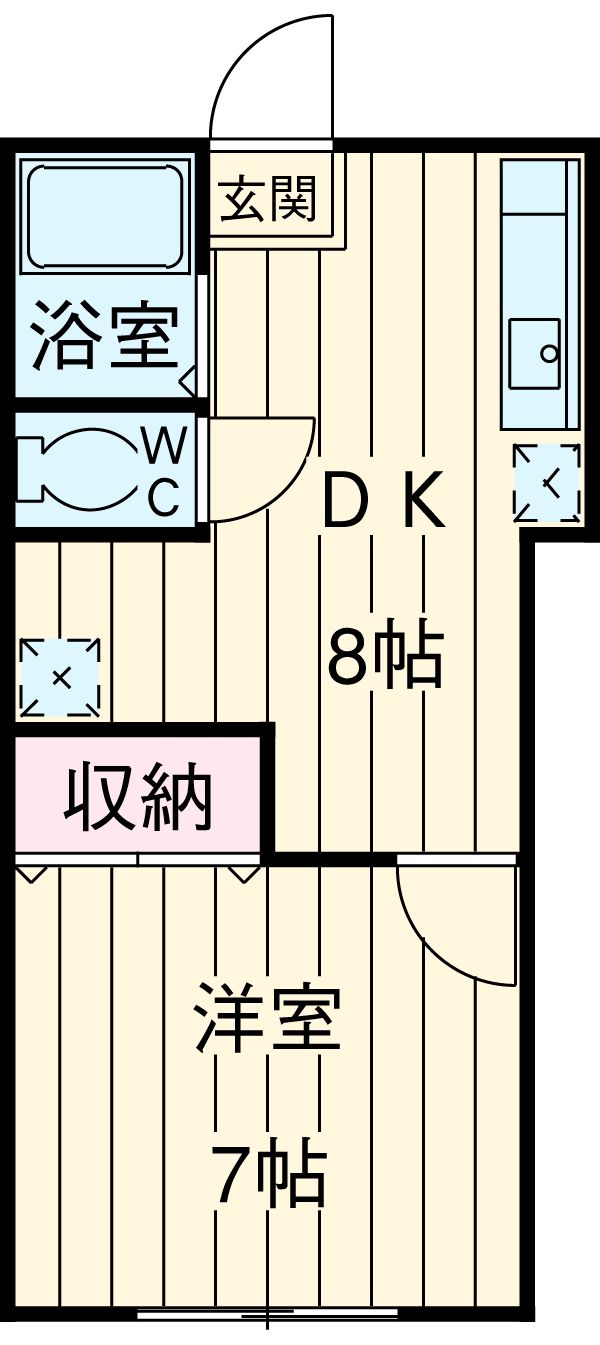 シティハイム浅間台の間取り