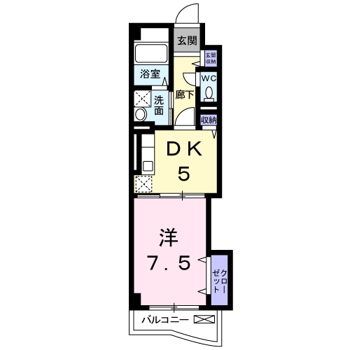 サンリット山本の間取り