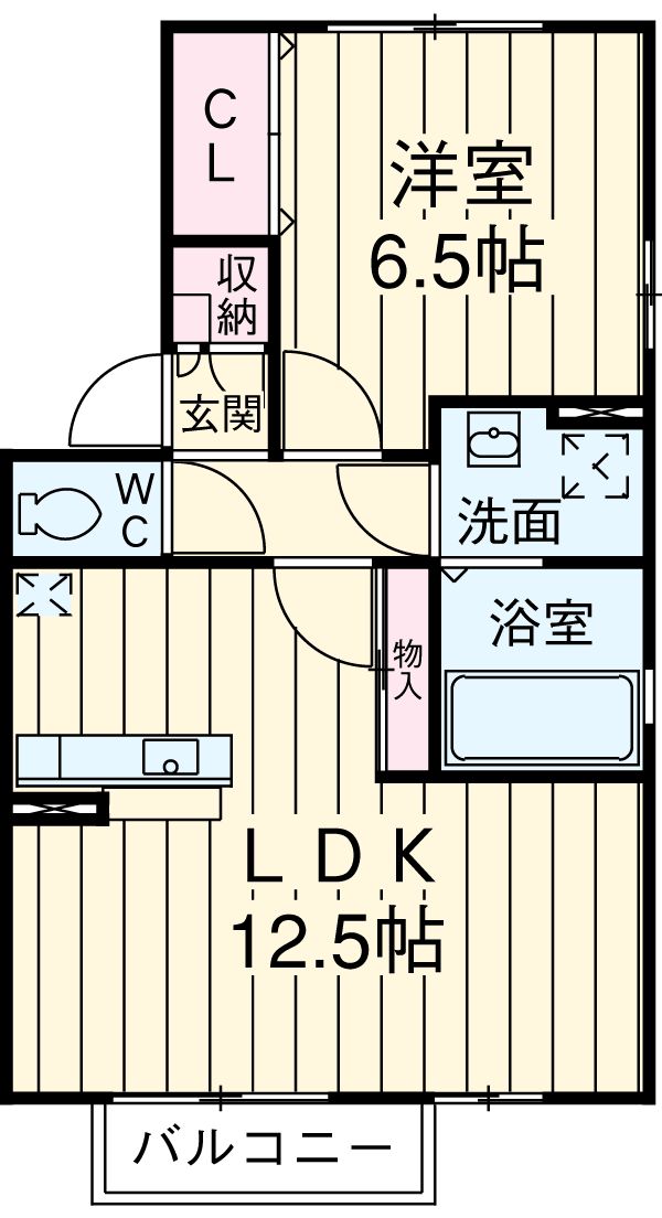 サンライズヒルAの間取り