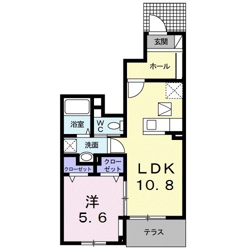 レフィナード・コンドミニオの間取り