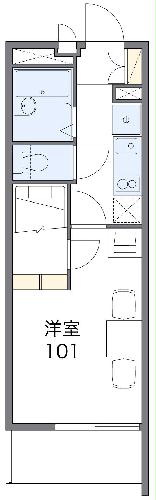 レオパレスSTEPの間取り