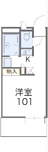 レオパレスTHの間取り