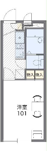 レオパレス三国の間取り