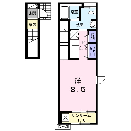 ヴィラ サンの間取り