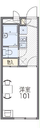 レオパレス豊中 北条の間取り