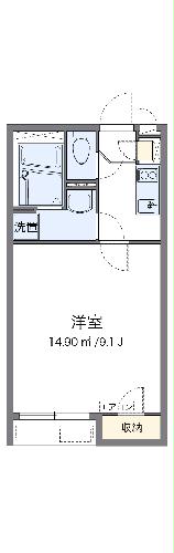 クレイノピノワール三津屋北の間取り