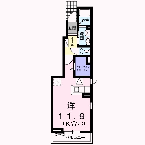 サニーサイドの間取り