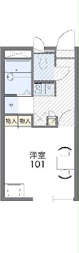 レオパレスエバーグリーンの間取り