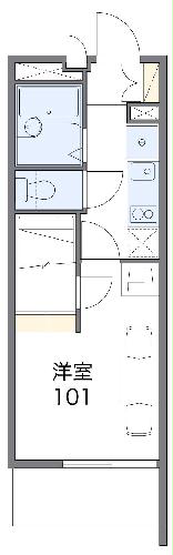 レオパレスオケイルの間取り