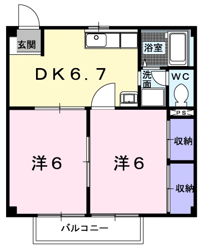 アクティブ田沢Ⅰの間取り