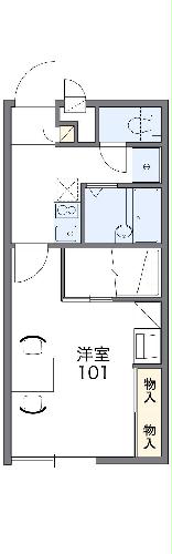 レオパレスヴェルドミール住吉の間取り