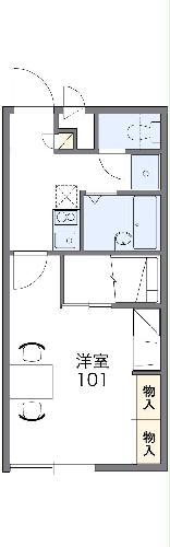 レオパレスHARU Bの間取り